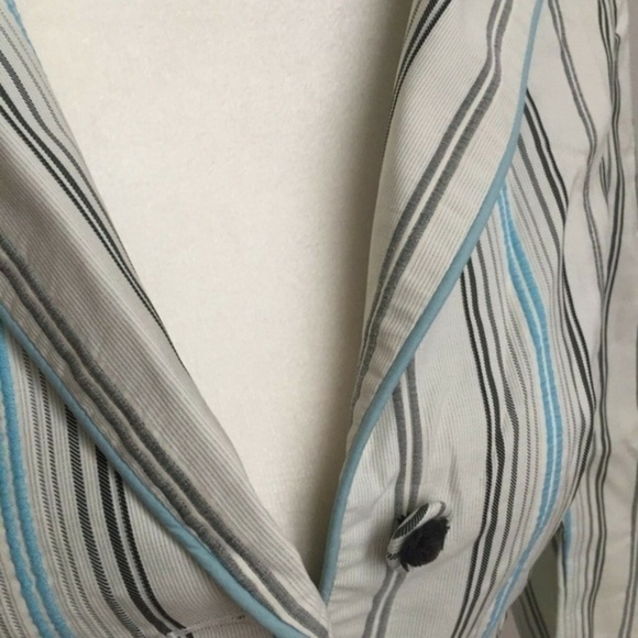 GIVENCHY Striped Nautical Sz 38 US XSmall Blazer - Picture 8 of 8